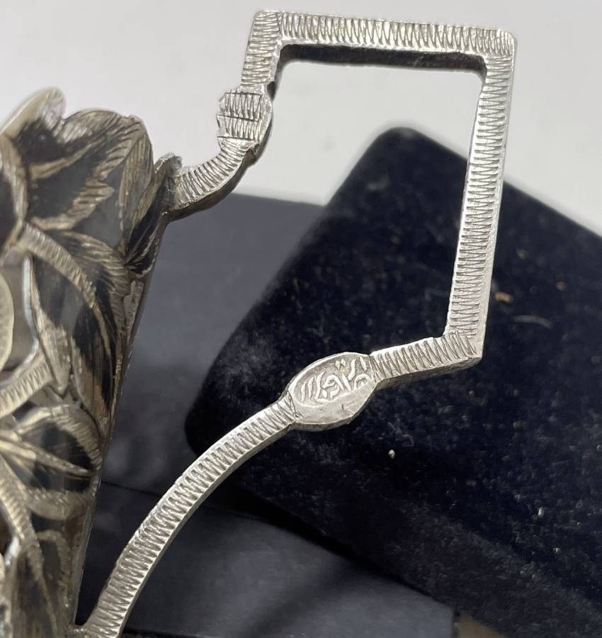 OSMANLI DÖNEMİ USTA DAMGALI SAVATLI VAN İŞİ BARDAK ZARFI