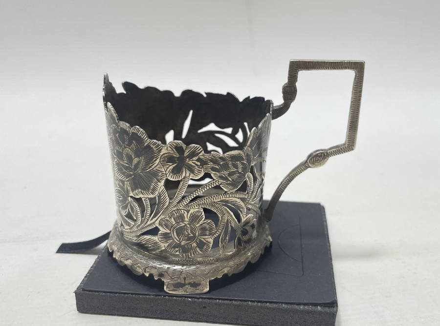 OSMANLI DÖNEMİ USTA DAMGALI SAVATLI VAN İŞİ BARDAK ZARFI