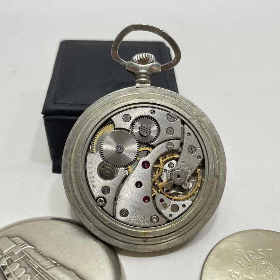 TEPEDEN KURMALI ANTİKA SERKİSOF CEP SAATİ