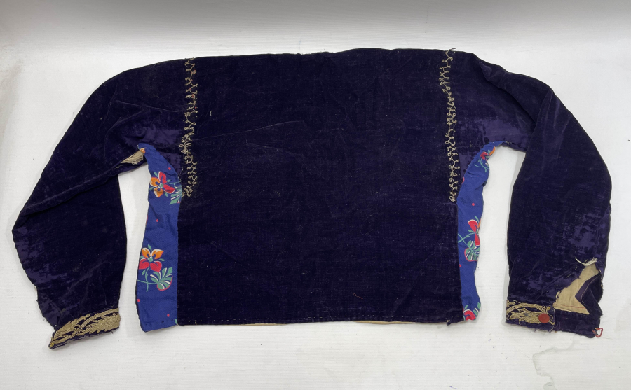 OSMANLI DÖNEMİ BALKAN YÖRESİ SIRMA İŞÇİLİKLİ GELİN CEPKENİ