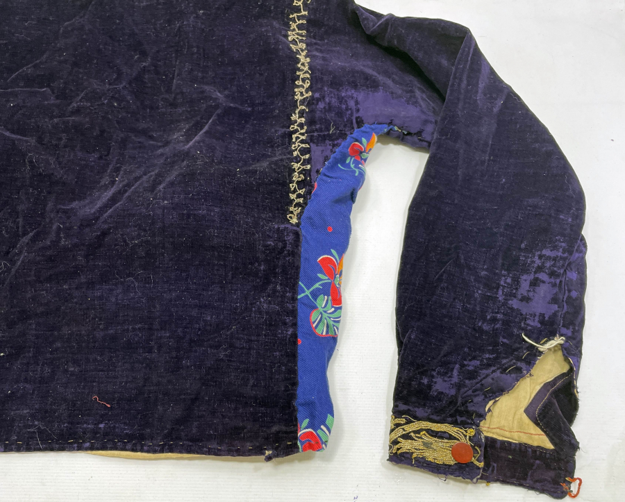 OSMANLI DÖNEMİ BALKAN YÖRESİ SIRMA İŞÇİLİKLİ GELİN CEPKENİ