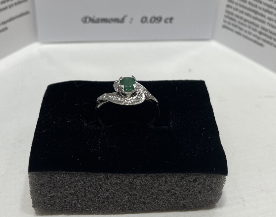 YAKUT VE PIRLANTA TAŞLI SONSUZLUK MODELİ YÜZÜK