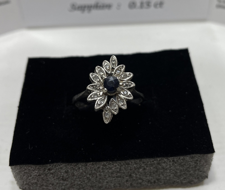 YAKUT VE PIRLANTA TAŞLI YÜZÜK