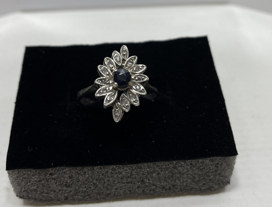 YAKUT VE PIRLANTA TAŞLI YÜZÜK