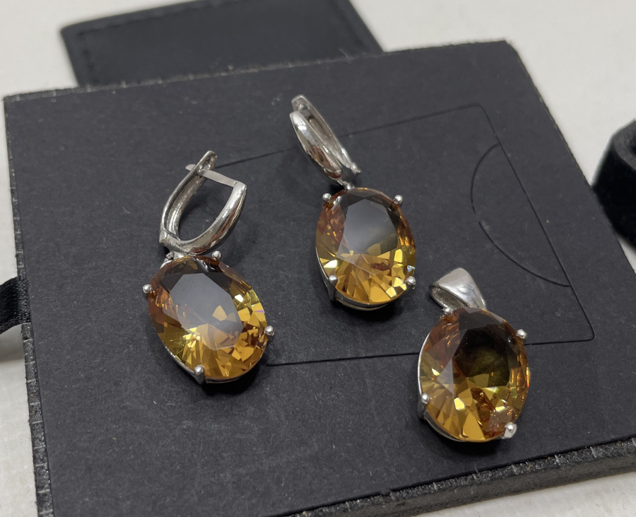 ZULTANİT TAŞLI ÖZEL YAPIM GÜMÜŞ TAKI SETİ