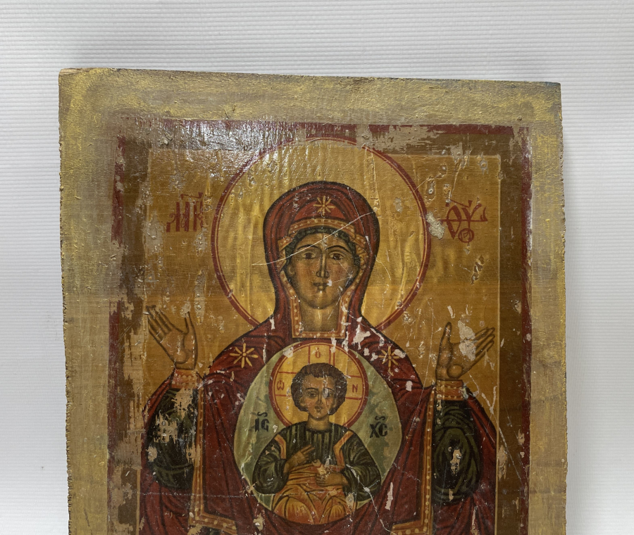 AHŞAPTAN MAMUL RUM İŞİ İKONALI DOLAP KAPAĞI