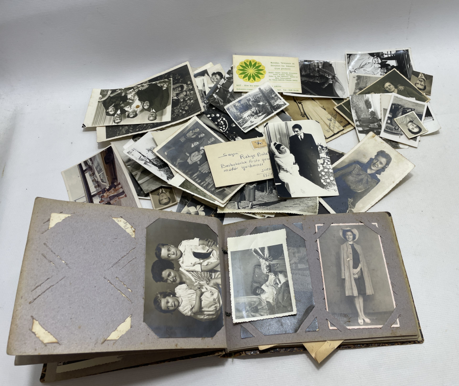 ALBÜMÜYLE BERABER ESKİ FOTOĞRAF LOTU