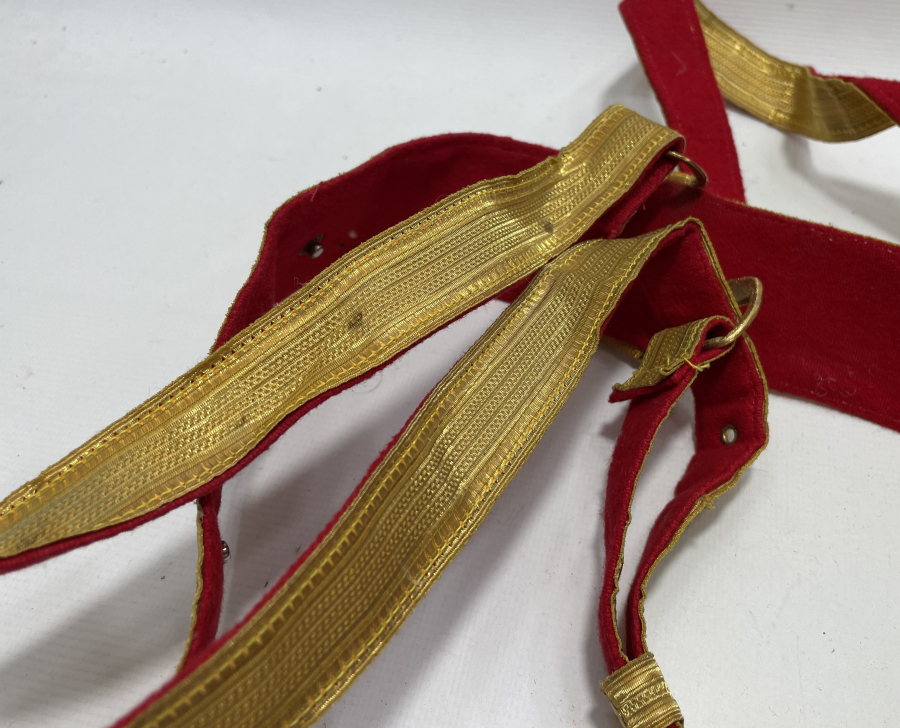 ANTİKA SUBAY KEMERİ TAKIMI