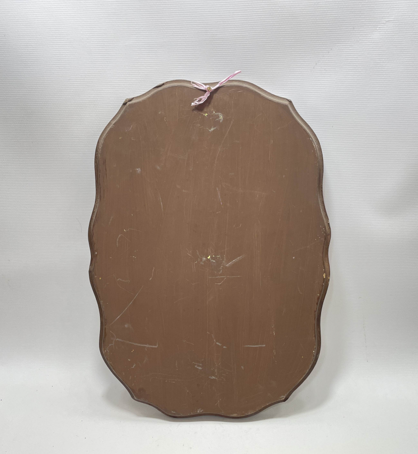 AVRUPA YAPIMI ANTİKA ORYANTALİST AHŞAP DUVAR TEPSİSİ