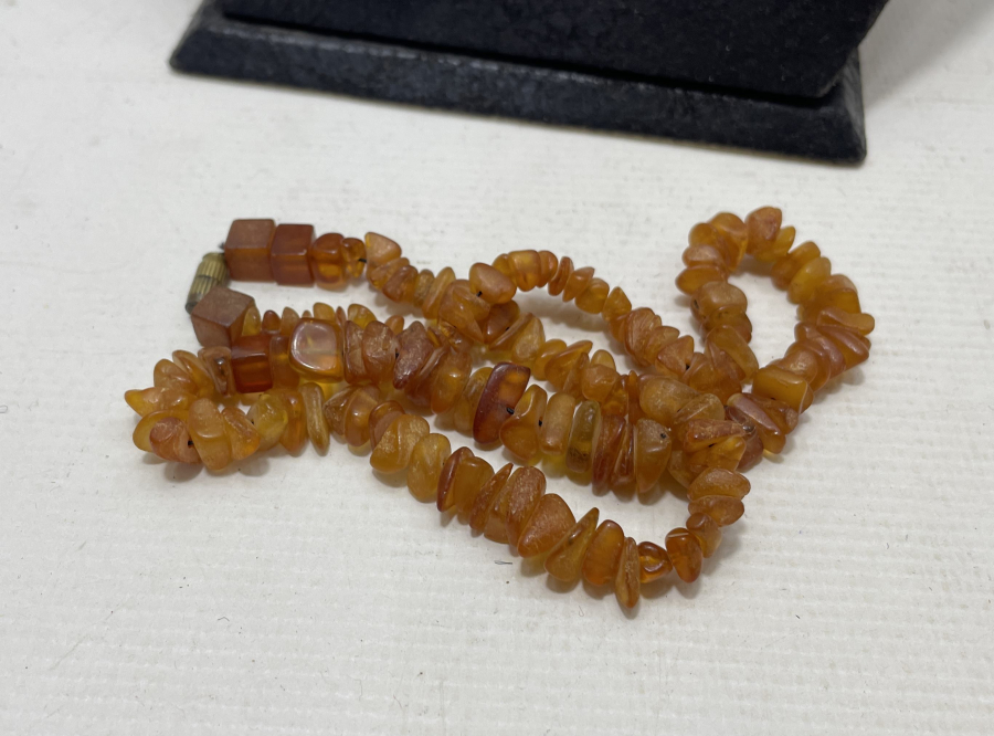 DAMLA KEHRİBAR KOLYE - GERDANLIK