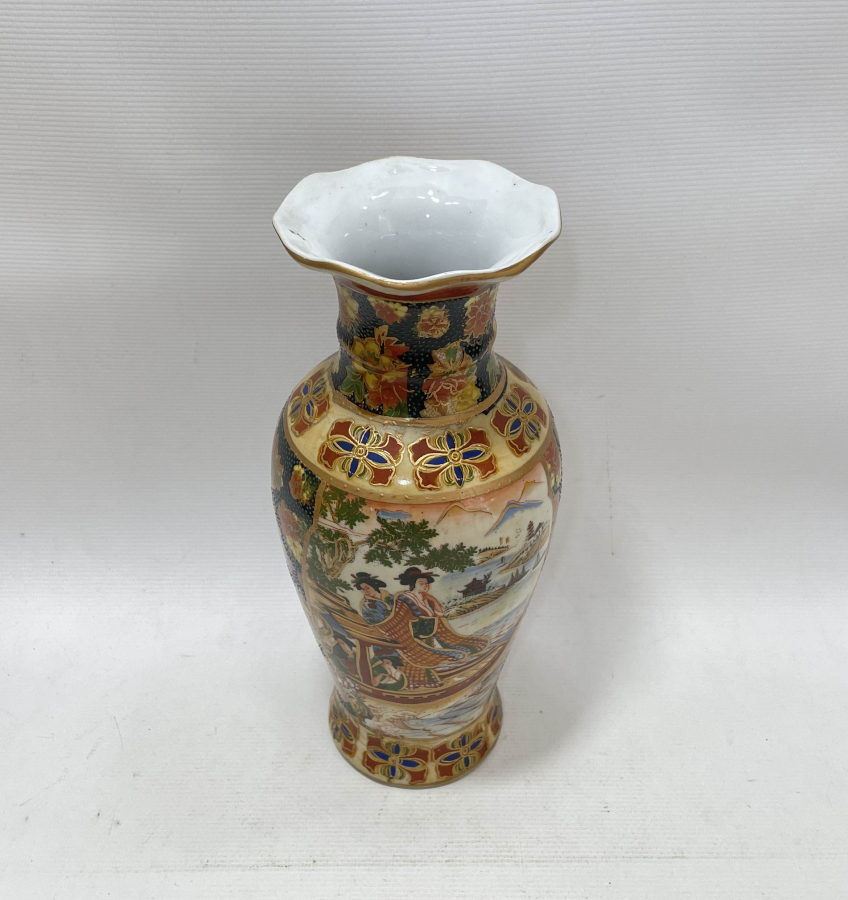 EL BOYAMA ANTİKA ESKİ ÇİN VAZO