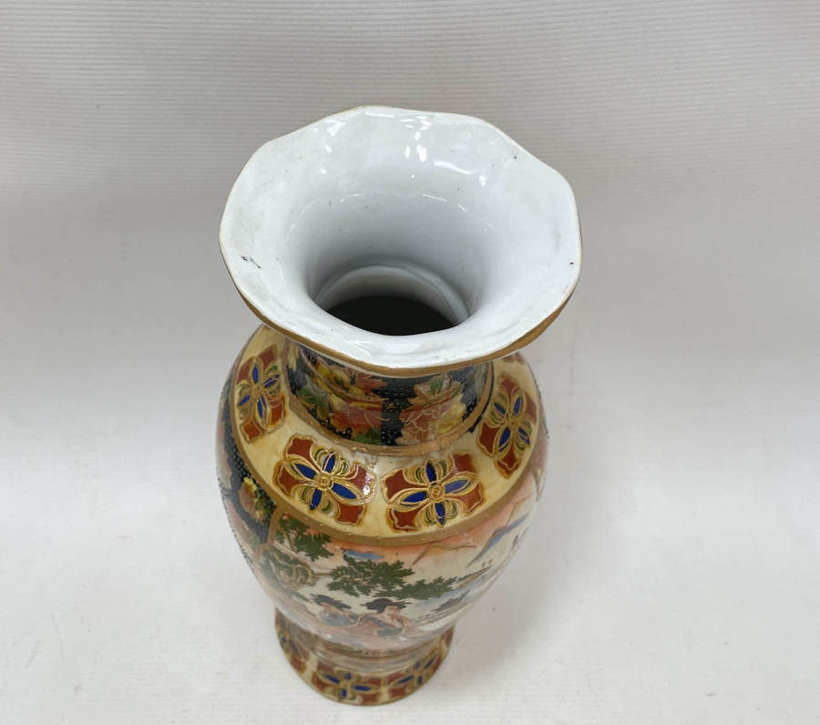 EL BOYAMA ANTİKA ESKİ ÇİN VAZO