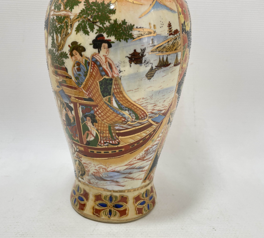 EL BOYAMA ANTİKA ESKİ ÇİN VAZO