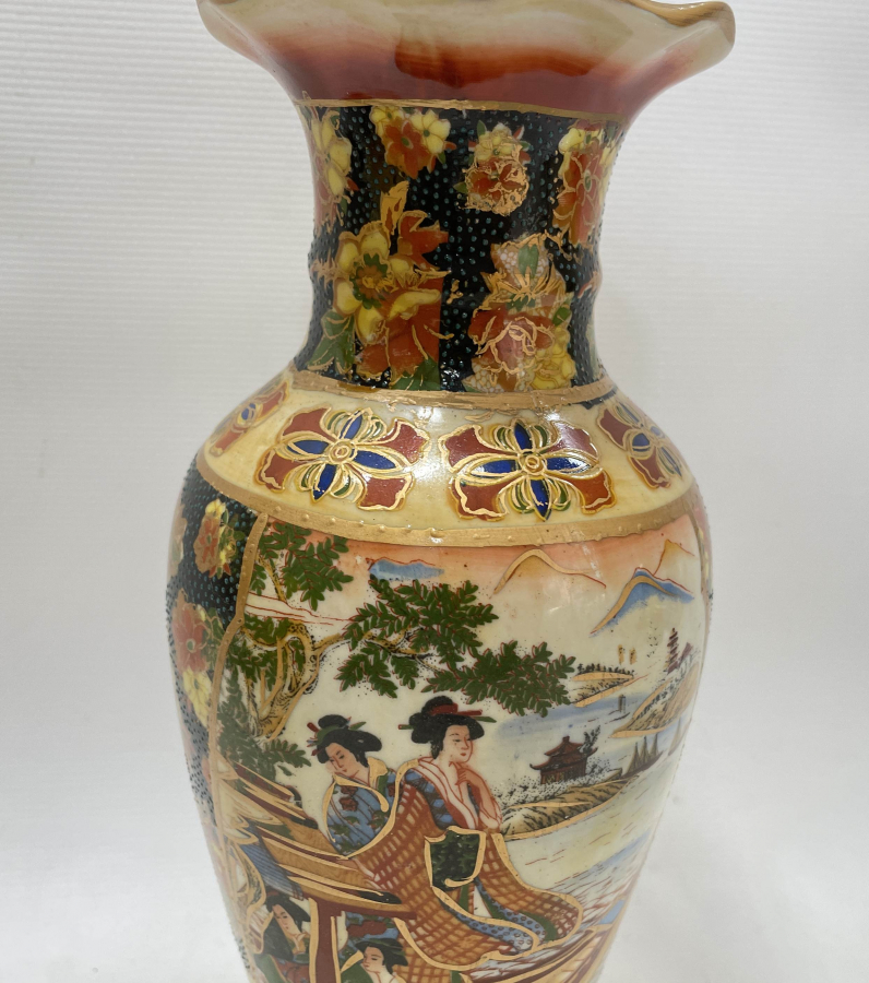 EL BOYAMA ANTİKA ESKİ ÇİN VAZO