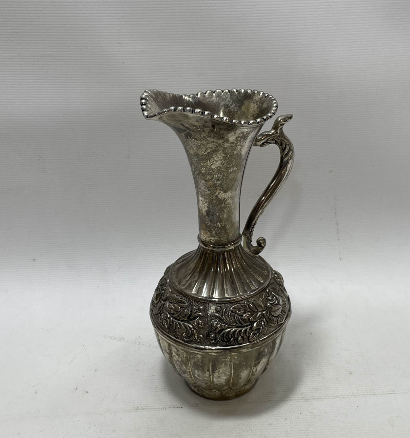 GÜMÜŞ KAPLAMA ANTİKA KARAF - SÜRAHİ