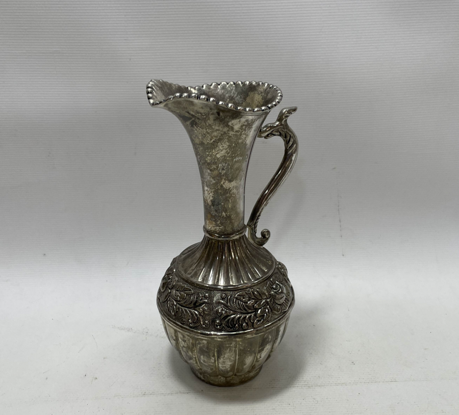 GÜMÜŞ KAPLAMA ANTİKA KARAF - SÜRAHİ