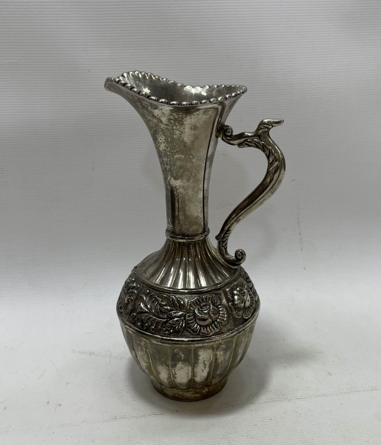 GÜMÜŞ KAPLAMA ANTİKA KARAF - SÜRAHİ