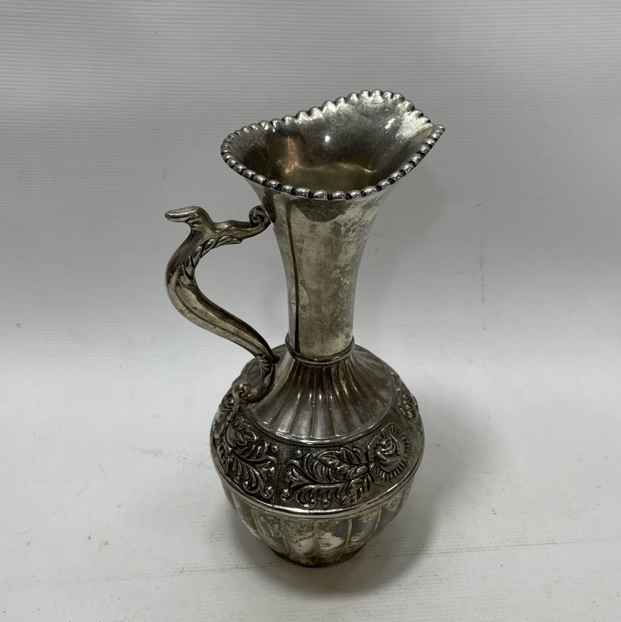 GÜMÜŞ KAPLAMA ANTİKA KARAF - SÜRAHİ