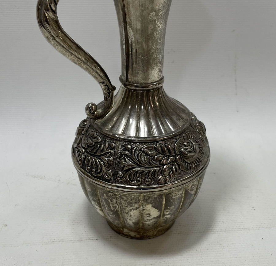 GÜMÜŞ KAPLAMA ANTİKA KARAF - SÜRAHİ