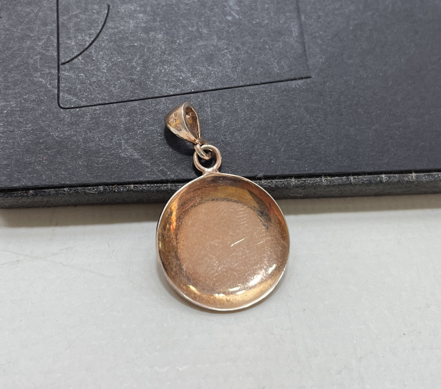 GÜMÜŞ ÜZERİ ALTIN KAPLAMA KOLYE UCU