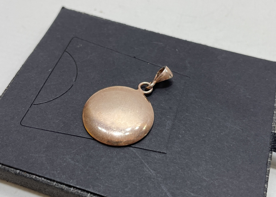 GÜMÜŞ ÜZERİ ALTIN KAPLAMA KOLYE UCU