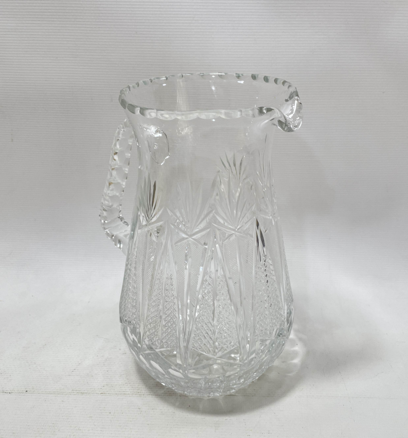 KRİSTAL KESME İŞÇİLİKLİ CAM SÜRAHİ