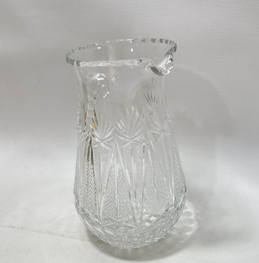 KRİSTAL KESME İŞÇİLİKLİ CAM SÜRAHİ