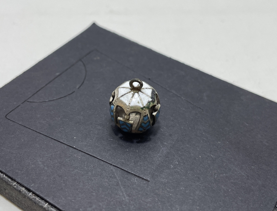 OSMANLI DÖNEMİ MİNELİ GÜMÜŞ TOP 