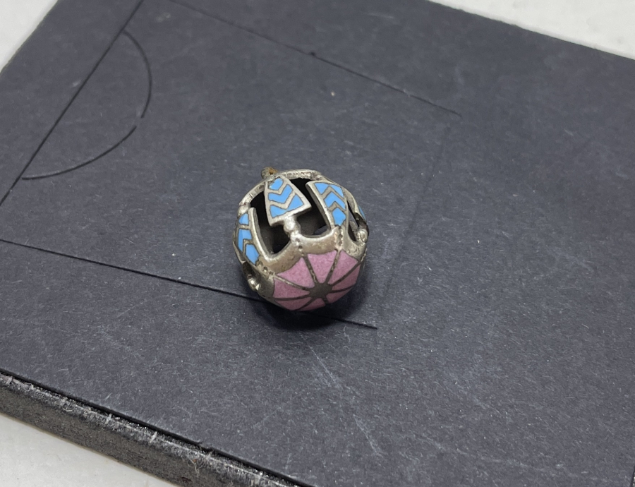 OSMANLI DÖNEMİ MİNELİ GÜMÜŞ TOP 