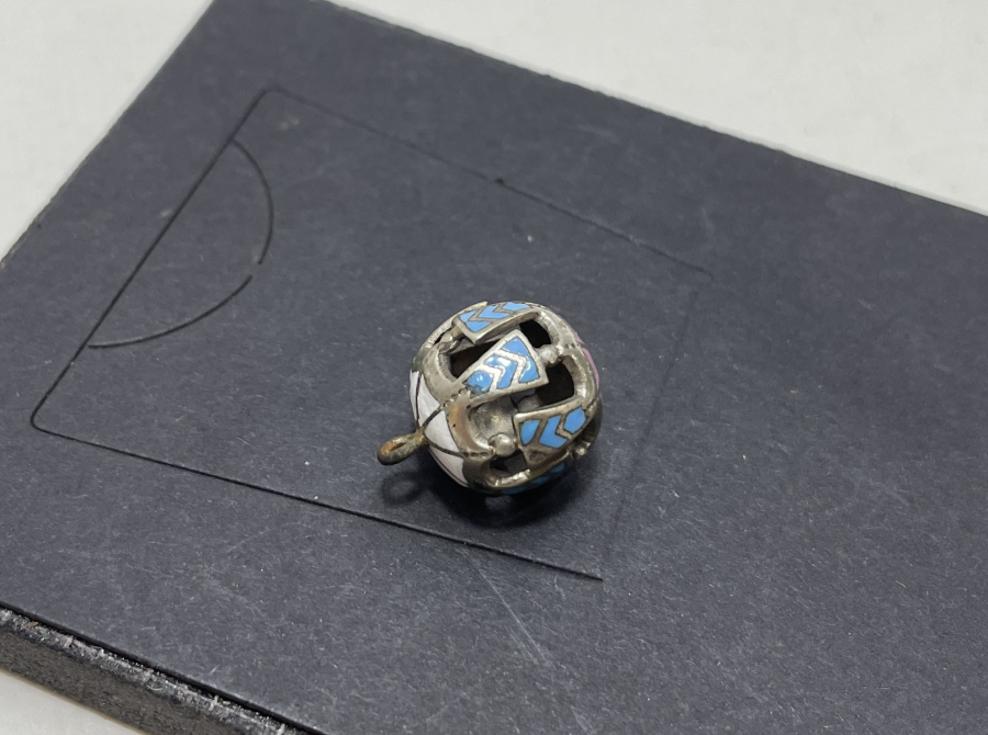 OSMANLI DÖNEMİ MİNELİ GÜMÜŞ TOP 