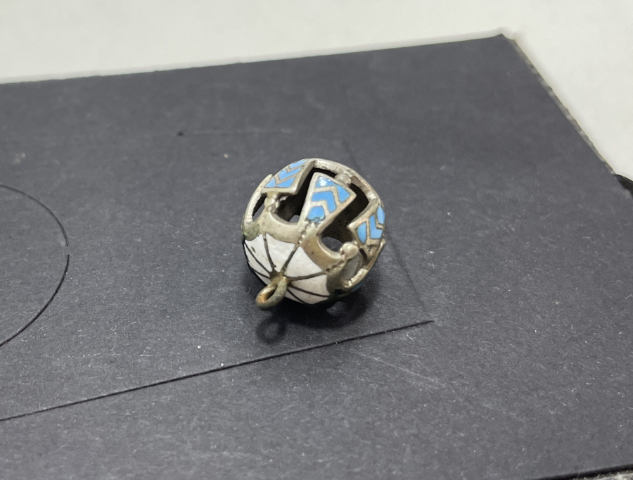 OSMANLI DÖNEMİ MİNELİ GÜMÜŞ TOP 