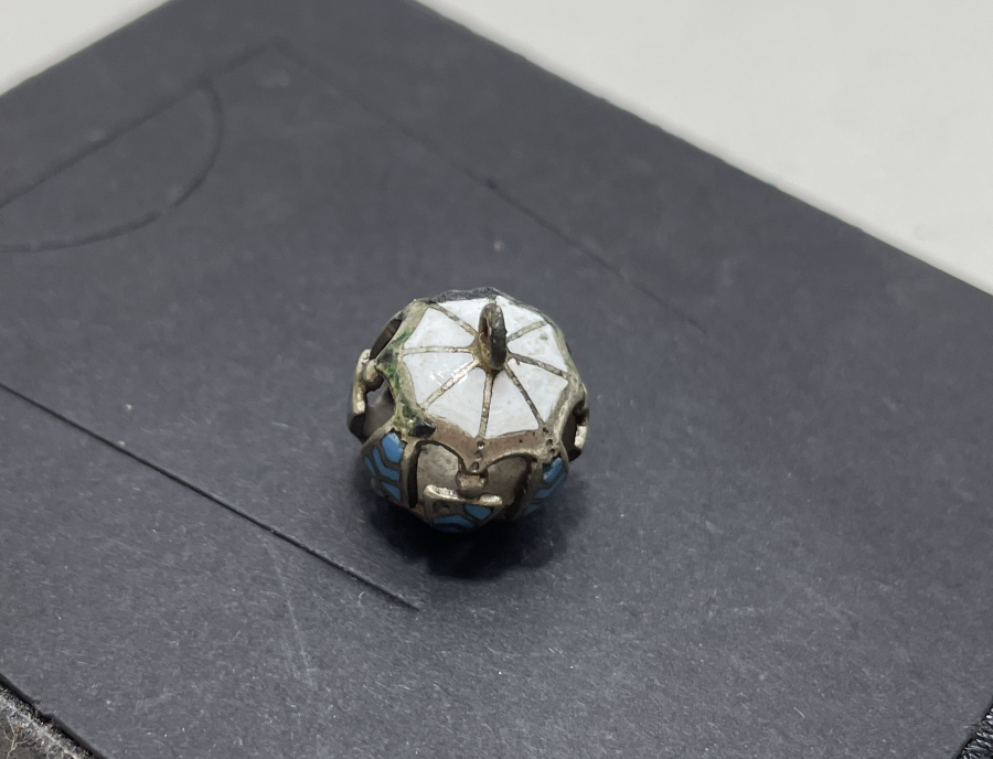 OSMANLI DÖNEMİ MİNELİ GÜMÜŞ TOP 