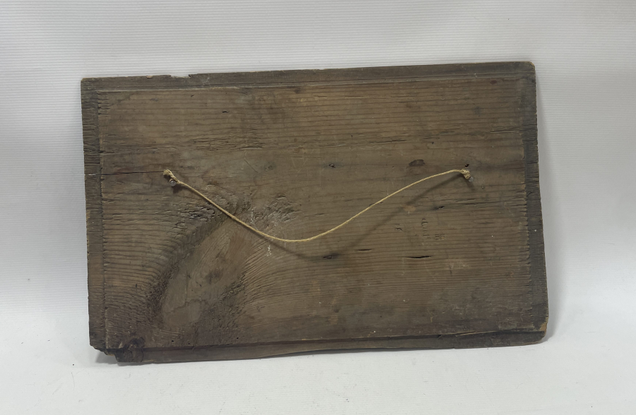 OSMANLI DÖNEMİ NADİR AHŞAP ÜZERİ EL YAZMA HAT LEVHA