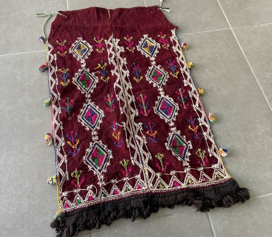 OSMANLI DÖNEMİ NADİR BERGAMA GELİN ÖNLÜĞÜ - FUTA