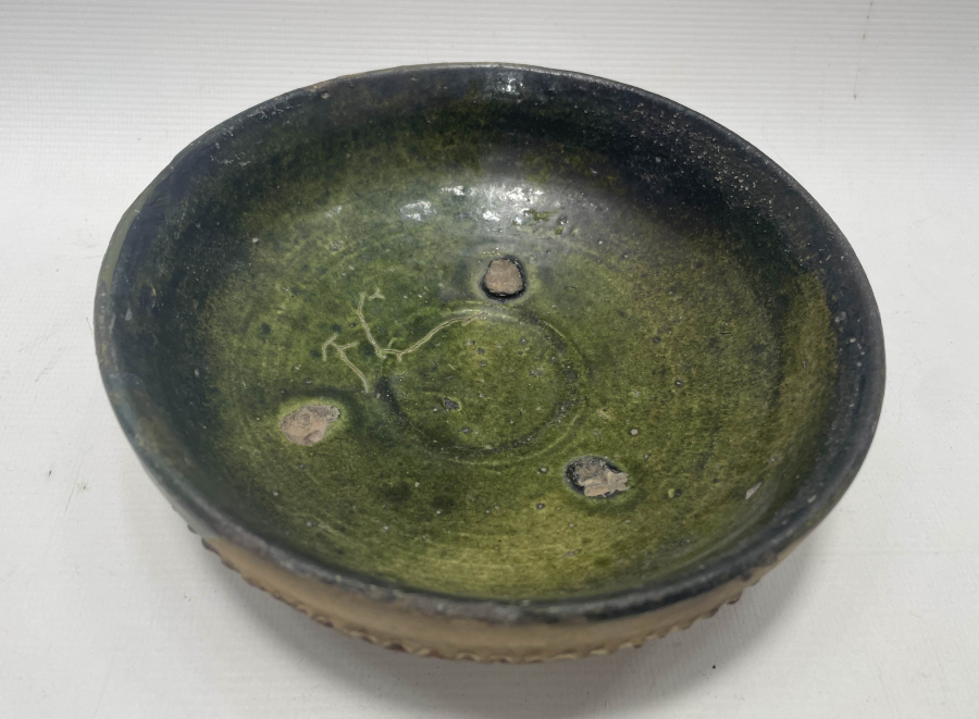 OSMANLI DÖNEMİ ÇOK NADİR ÇANAKKALE İŞİ SIRLI BAL KASESİ