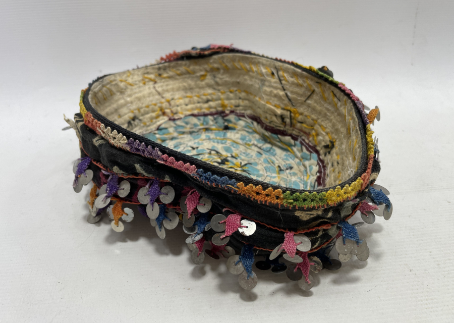 OSMANLI DÖNEMİ TAHTACI İŞİ ALLI PULLU GELİN BAŞLIĞI