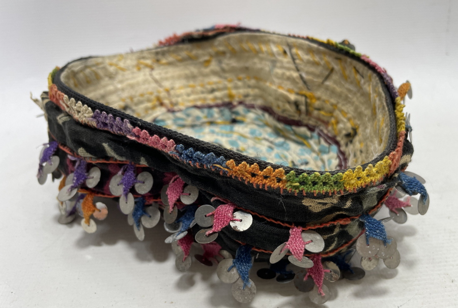 OSMANLI DÖNEMİ TAHTACI İŞİ ALLI PULLU GELİN BAŞLIĞI