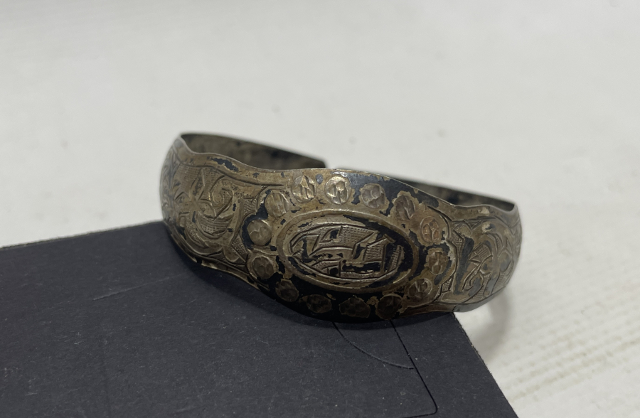 OSMANLICA ESKİŞEHİR YAZILI OSMANLI DÖNEMİ GÜMÜŞ BİLEZİK