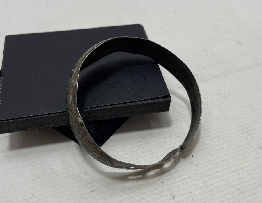 OSMANLICA ESKİŞEHİR YAZILI OSMANLI DÖNEMİ GÜMÜŞ BİLEZİK