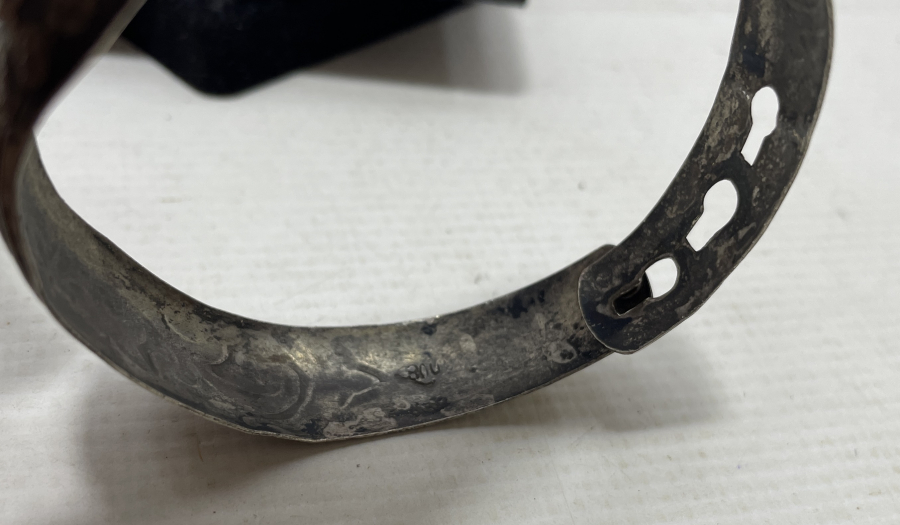 OSMANLICA ESKİŞEHİR YAZILI OSMANLI DÖNEMİ GÜMÜŞ BİLEZİK