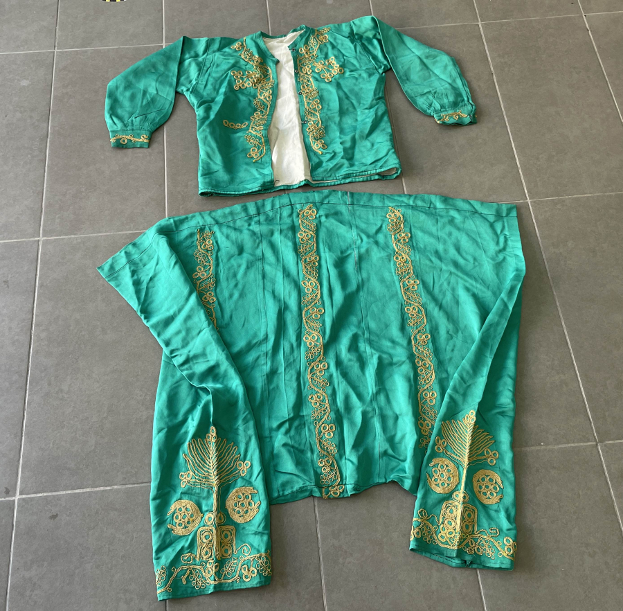 ÜZERİNDE AY YILDIZ VE OSMANLI DEVLET ARMASI BULUNAN OSMANLI DÖNEMİ AĞIR TAKIM