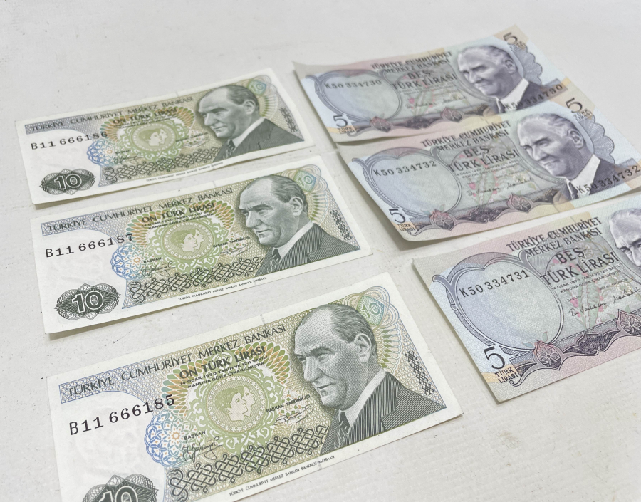 ÇİL KONDİSYONDA ANTİKA KAĞIT PARA LOTU