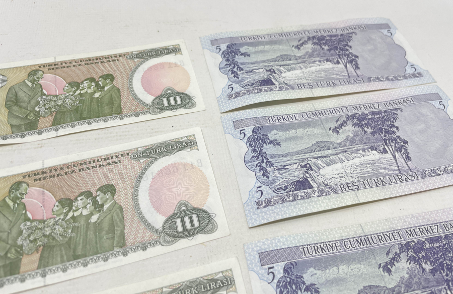 ÇİL KONDİSYONDA ANTİKA KAĞIT PARA LOTU