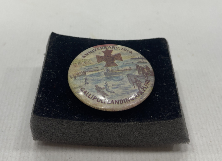 İNGİLİZLERİN GELİBOLU'YA ÇIKIŞI ANISINA YAPILMIŞ ÇOK NADİR ROZET