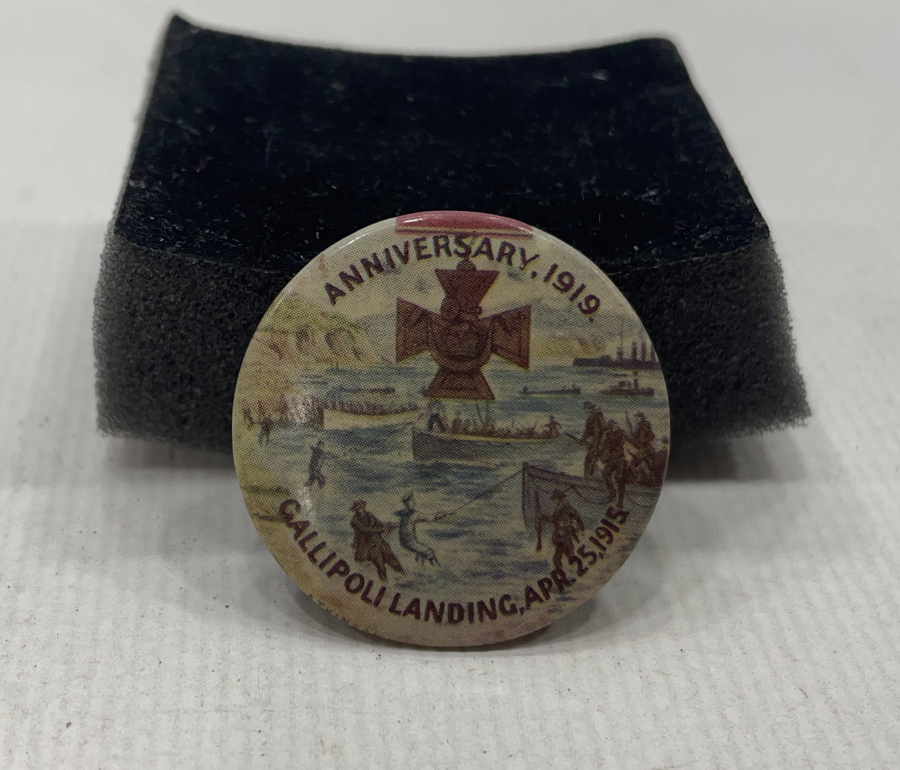 İNGİLİZLERİN GELİBOLU'YA ÇIKIŞI ANISINA YAPILMIŞ ÇOK NADİR ROZET