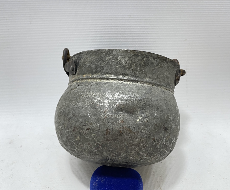 OSMANLI DÖNEMİ 1908 TARİHLİ NADİR BALIKLI RUM BAKRACI