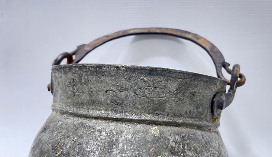 OSMANLI DÖNEMİ 1908 TARİHLİ NADİR BALIKLI RUM BAKRACI