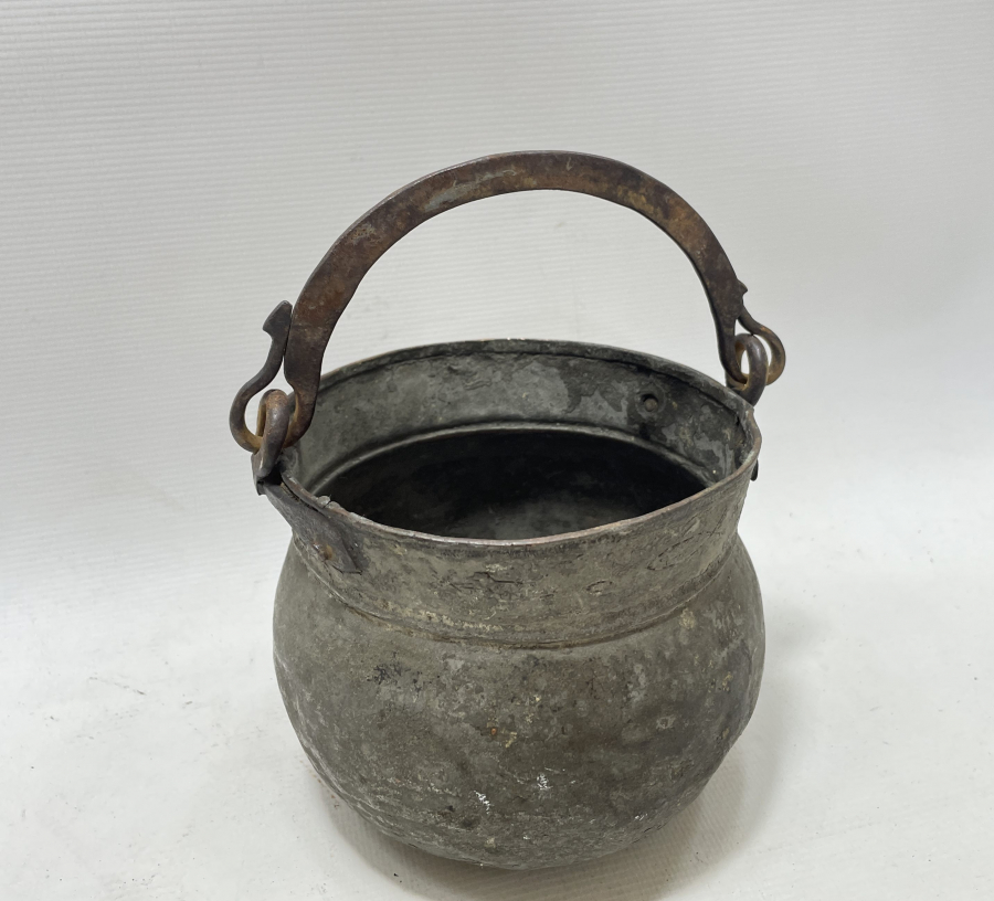 OSMANLI DÖNEMİ 1908 TARİHLİ NADİR BALIKLI RUM BAKRACI