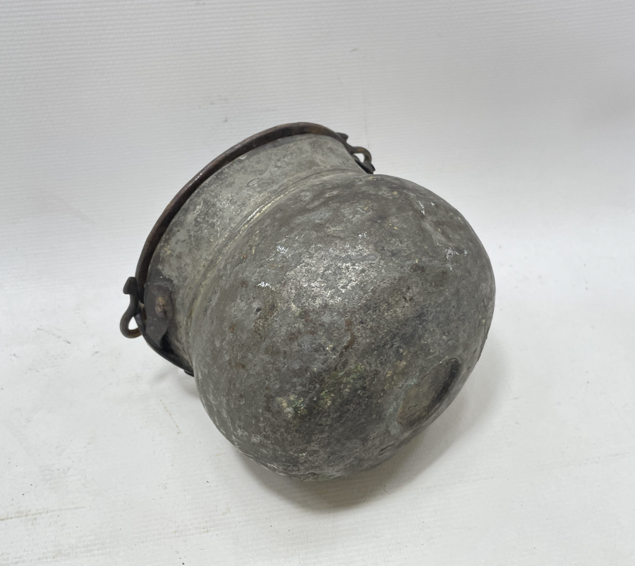 OSMANLI DÖNEMİ 1908 TARİHLİ NADİR BALIKLI RUM BAKRACI