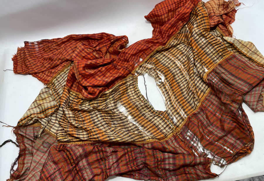 OSMANLI DÖNEMİ NADİR İPEK BEL KUŞAĞI - ACEM ŞALI